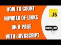 How To Count number of links on a Page using JavaScript [HowToCodeSchool.com]