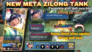 NEW META ZILONG TANK, pertama di Dunia - Begini Cara Rotasi nya | Mobile legends Bang-bang