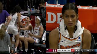 HEATED Teammates Taurasi & Skylar Diggins-Smith SEPARATED On Bench After Argument! | Mercury vs Aces