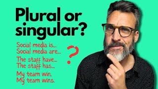 Advanced English grammar: Singular or plural? Confusing nouns