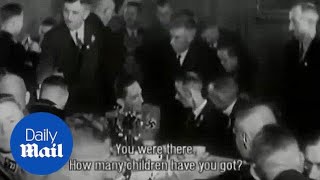 Unearthed footage of Joseph Goebbels boasting about his children - Daily Mail