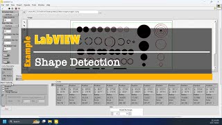 LabVIEW Example: IMAQ Detect shape