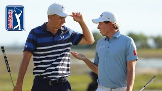 Every shot from dramatic playoff: Spieth vs. Fitzpatrick at RBC Heritage
