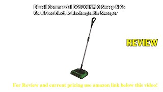 Review Bissell Commercial BG9100NM-C Sweep-N-Go Cord-Free Electric Rechargeable Sweeper