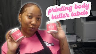 How I Design & Print My Labels For My Body Care Business 2022 #howtoprintlabels #averylabels