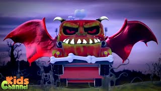 Halloween Night | Scary Videos for Children | Monster Truck Dan Car Cartoons by Kids Channel