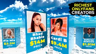 Top 25 Onlyfans Creators with Millions Income Monthly! Onlyfans Earnings Compared