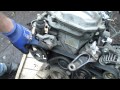 How to check and replace drive belt Toyota Corolla VVT-i engine. Serpentine belt. How to check and replace drive belt Toyota Corolla VVT-i engine. Serpentine belt.