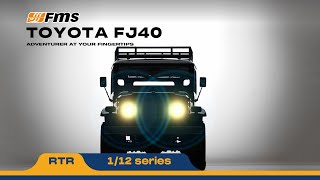 FMS 1:10 TOYOTA FJ40: Classic Adventure in Your Hands 🚙🏞️