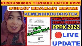 🔴PENGUMUMAN TERBARY SURAT EDARAN RESMI KEMENDIKBUDRISTEK_UNTUK  PPPK_Ali Rose Channel @mastiokdr