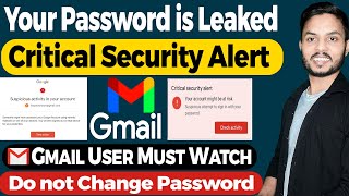 How to Fix Critical Security Alert in Google Account 2023 | Google Critical Security Alert Gmail