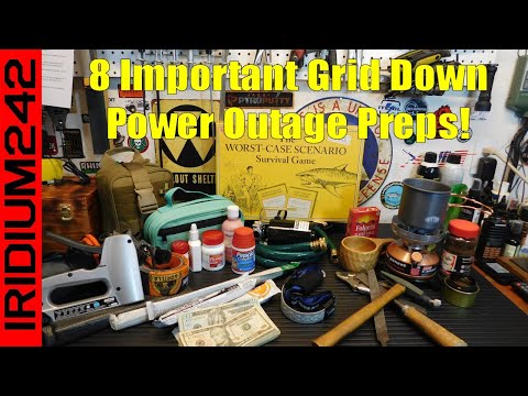 8 things you need to survive a grid outage or power outage!