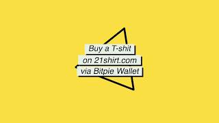 Buy a T-shirt on 21shirt.com via Bitpie Wallet