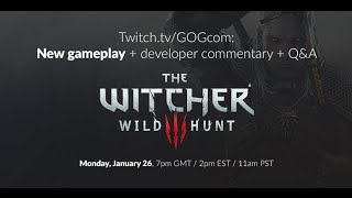 The Witcher: Wild Hunt | Q&A event [GOG]