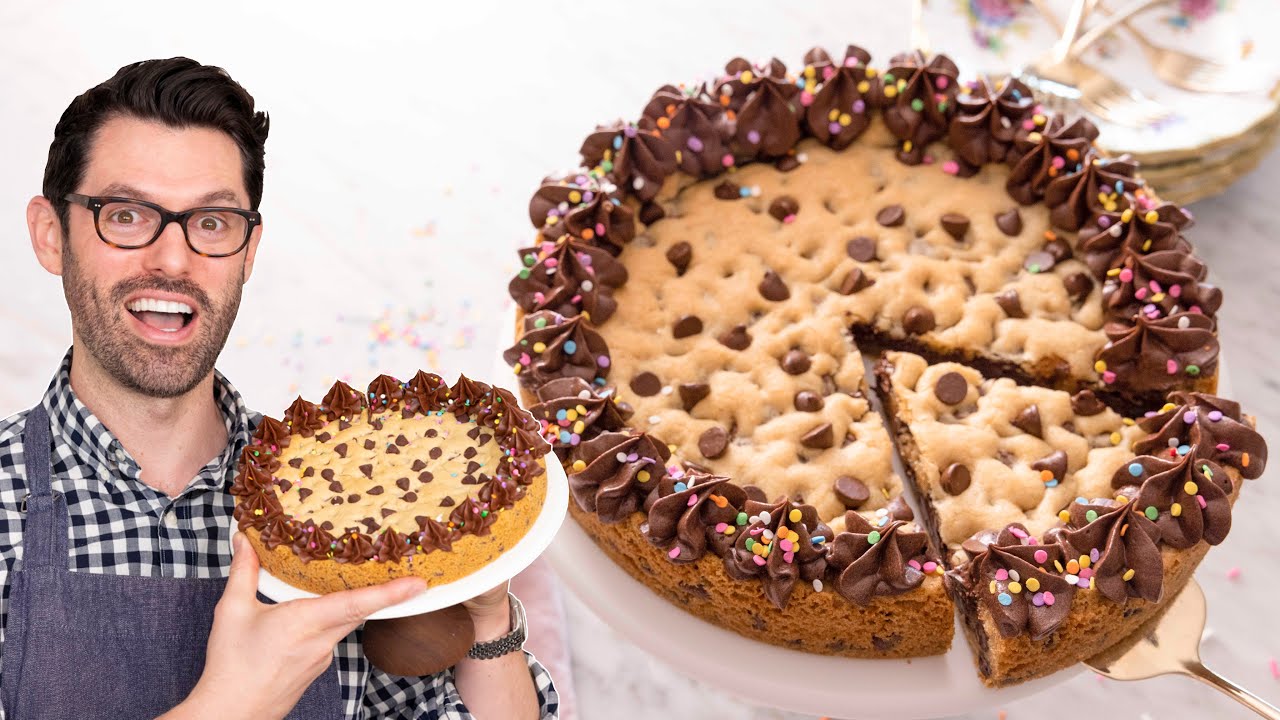 Easy Delicious Cookie Cake Recipe Youtube