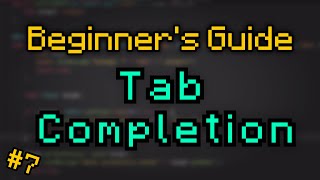 Part 7: Commands Tab Completion | Plugin Coding Beginner Series | @SimpleMineCode