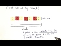 Your Turn to Do It by Hand - Intro to Java Programming