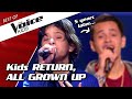 TOP 10 | SHOCKING RETURNS of kids as ADULTS in The Voice