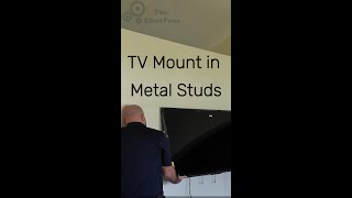 TV Mount in Metal Stud Tutorial