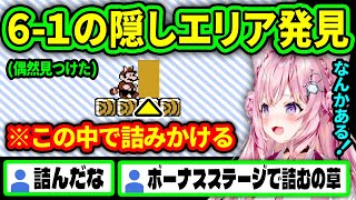 【スーパーマリオ3】偶然発見した「隠しエリア」で詰みかけるこより【博衣こより/ホロライブ切り抜き】