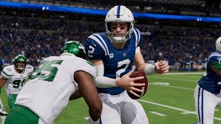 Jets vs Colts NFL Thursday Night 11/4 | NFL Week 9 New York vs Indianapolis Full Game (Madden 22)
