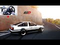 Takumi's Ae86 Initial D Drift Touge | (4k) Ultra-Graphics Assetto Corsa Mods - Thrustmaster Setup