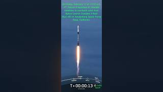 Falcon 9 by SpaceX launches Starlink 2-5 #shorts #viral
