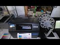 demo on my epson c6500 label printer print cut stickers