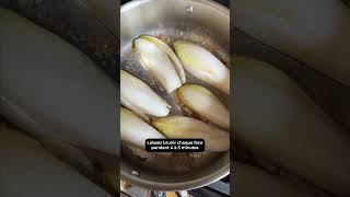 Comment cuisiner des endives braisées dans une poêle ou sauteuse en inox ?