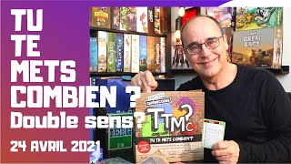 TTMC: Tu Te Mets Combien en... MOTS À DOUBLE SENS !