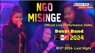 Ngo Misingé - Nisha Omé (Donyi Band) Song- Mising Youth Festival 2024 #myf