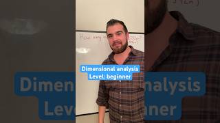 Dimensional analysis beginner level #chemistry #study #maths #science #tutoring #physics