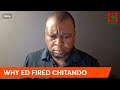 WATCH LIVE Why Mnangagwa Fired Mines Minister Chitando
