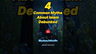 4 Common Myths About Islam Debunked🤔#islamicvideo #shortvideo #youtubeshorts #ytshortsvideo