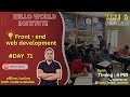 arrow function in javascript || Frontend Web Development  @helloworld_institute