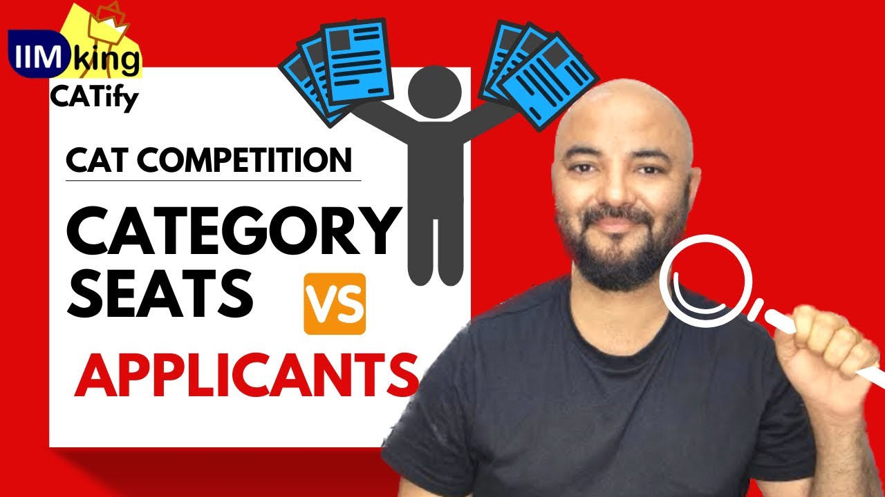 CAT Competition! Category Seats Vs Applicants! - YouTube