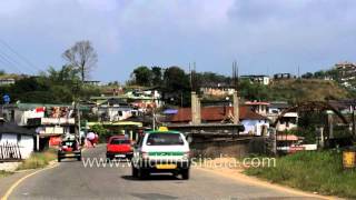 Road leads to Shillong from Cherrapunjee - Meghalaya