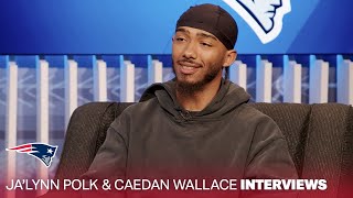 EXCLUSIVE: Ja’Lynn Polk & Caedan Wallace First Interview with the Patriots | 202