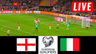 Italy vs England | Uefa Euro Qualifier 2023 | Live Football Match | Pes 21 Game