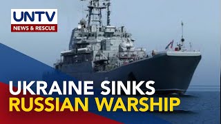 Barkong pandigma ng Russia, pinalubog sa Black Sea — Ukraine spies