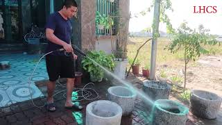 Lượm cối đá cổ về làm bàn ghế  | LHCS