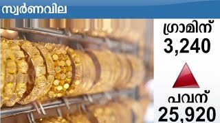 ഉത്സാഹത്തിൽ സ്വർണ വിപണി| Gold price hike