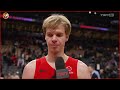 gradey dick post game interview vs los angeles clippers