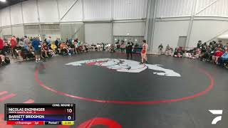 113 Lbs 2nd Wrestleback (16 Team) - Nicolas Enzminger, North Dakota Blue Vs Barrett Bridgmon, Alab