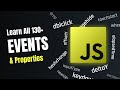 Complete Javascript Event Course. Learn Every Single JS Event & Property