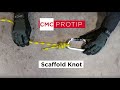 How to tie a Scaffold Knot | CMC Pro Tip