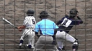 平彪冴 選手(南風原中3年)　サヨナラタイムリー！　第42回島尻地区中学校夏季軟式野球大会2回戦vs豊見城中　H28.6.10　東風平球場