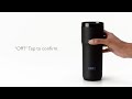 ember support how to turn your ember travel mug on and off