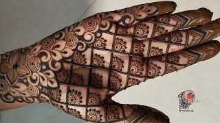 Nagetive Filling Mehndi Designs | Easy Mehndi Design for Front Hand | @mhandbook