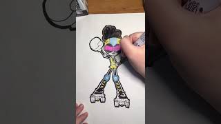 Drawing Moon Girl From Moon Girl and Devil Dinosaur With Paint Markers